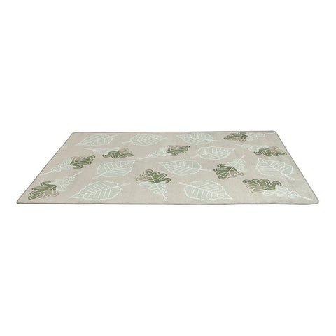 Abstract Leaf Rug-Dropship,Mats & Rugs,Natural,Nature Sensory Room,Neutral Colour,Plain Carpet,Rectangular,Rugs,Sensory Flooring,Wellbeing Furniture,World & Nature-Learning SPACE
