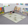 Abstract Leaf Rug-Mats & Rugs, Natural, Nature Sensory Room, Neutral Colour, Plain Carpet, Rectangular, Rugs, Sensory Flooring, Wellbeing Furniture, World & Nature-Learning SPACE
