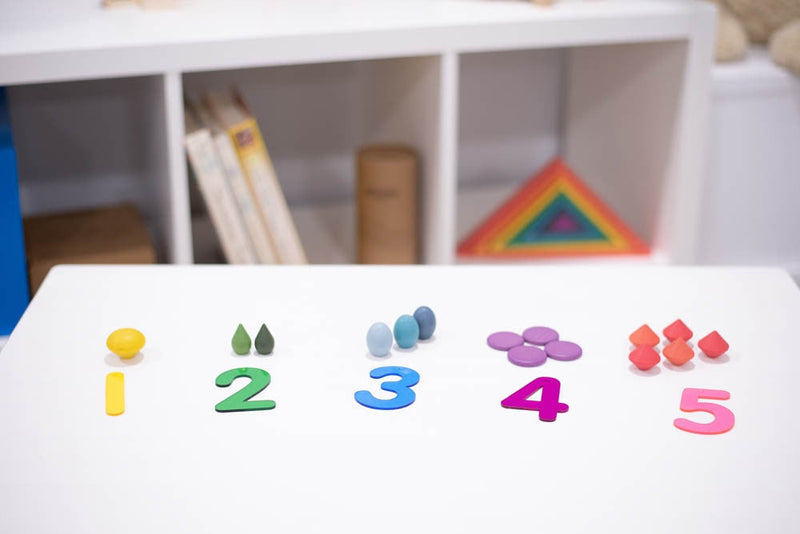 Acrylic Numbers 0-10 small 7Cm - For Use with Light Panels, Learning SPACE