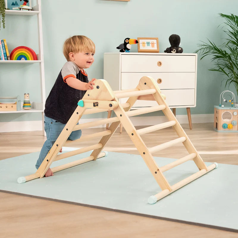 Active Tots Wooden Climbing Triangle With Bridge/Slide (UK Mainland Only), Learning SPACE