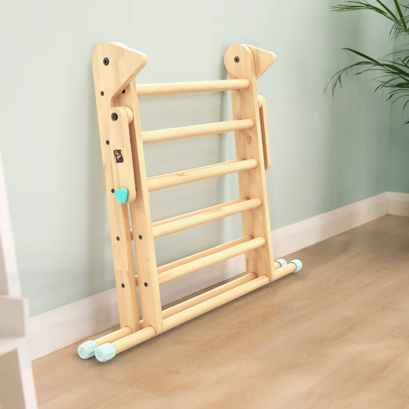 Active Tots Wooden Climbing Triangle With Bridge/Slide (UK Mainland Only), Learning SPACE