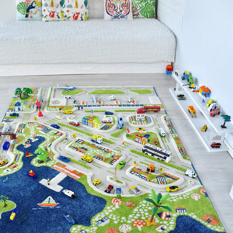 Activity 3D Textured Theme Play Rug-Dropship,EDUK8,Imaginative Play,Mats & Rugs,Role Play,Rugs-Learning SPACE
