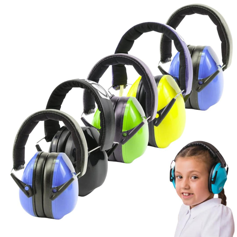 Adjustable Ear Defenders Pack of 5 - Class Pack, Assorted Colours Learning SPACE