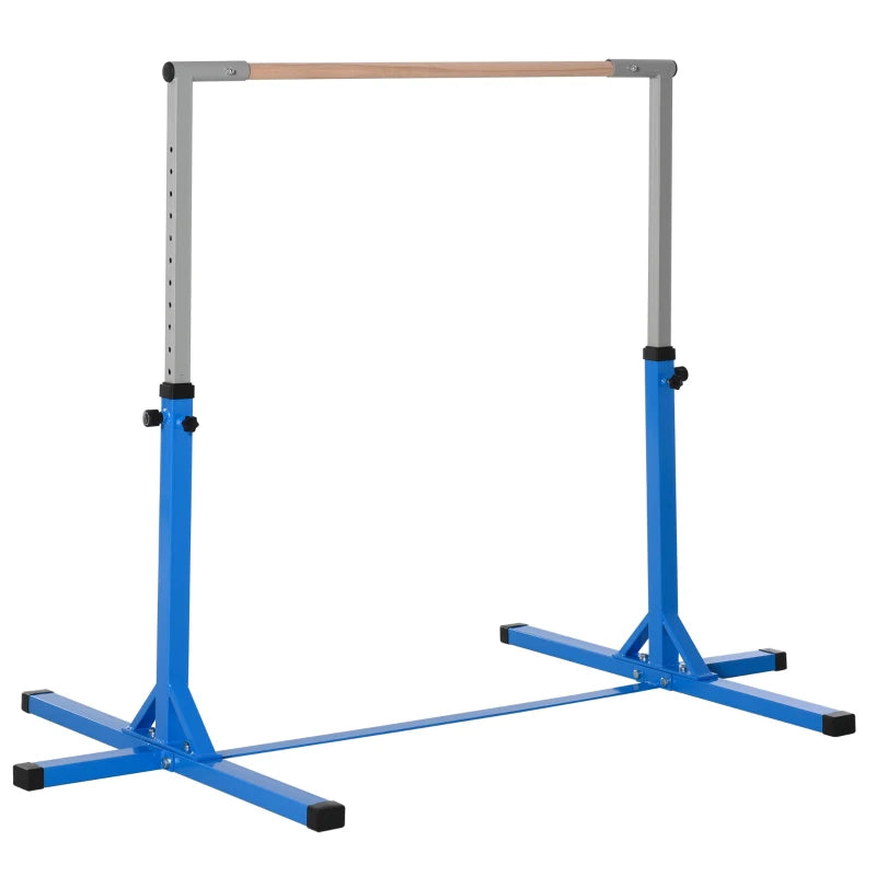 Adjustable Junior Gymnastics Bar – Home Training, Blue, Learning SPACE