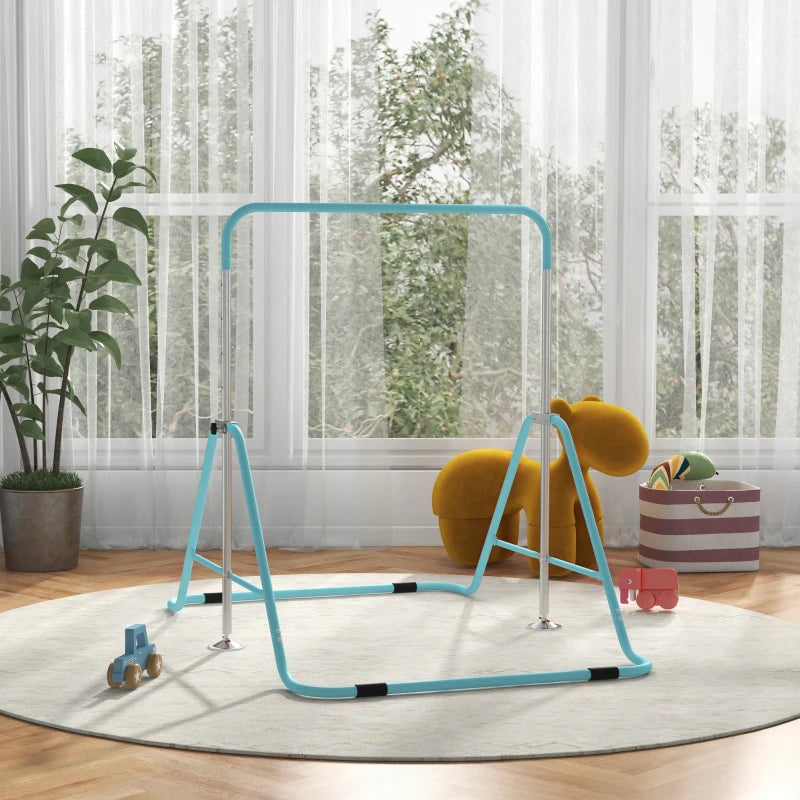 Adjustable Kids Gymnastics Bar – Foldable & Fun Training Bar, Learning SPACE