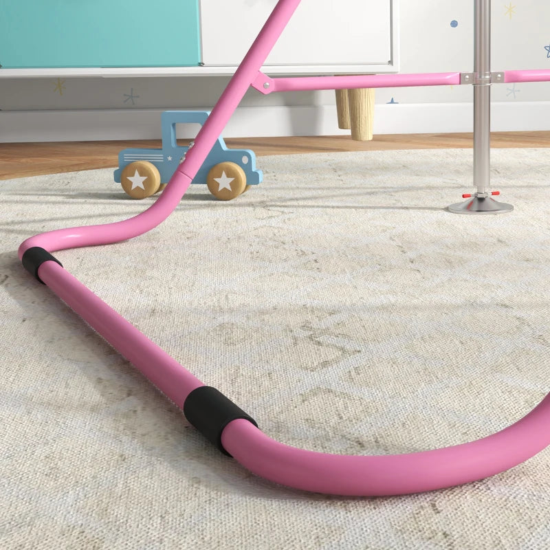 Adjustable Kids Gymnastics Bar – Foldable & Fun Training Bar, Learning SPACE