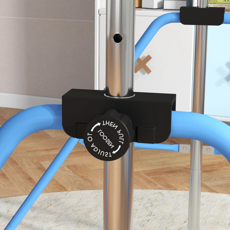 Adjustable Kids Gymnastics Bar with Rings, Learning SPACE