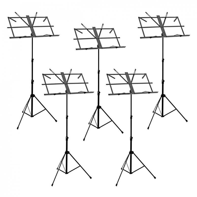 Adjustable Music Stands - 5 Pack with Carry Bags, Learning SPACE