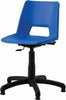 Advanced Adult / Secondary ICT Swivel Chair, Nylon Glides Petrol Blue Learning SPACE