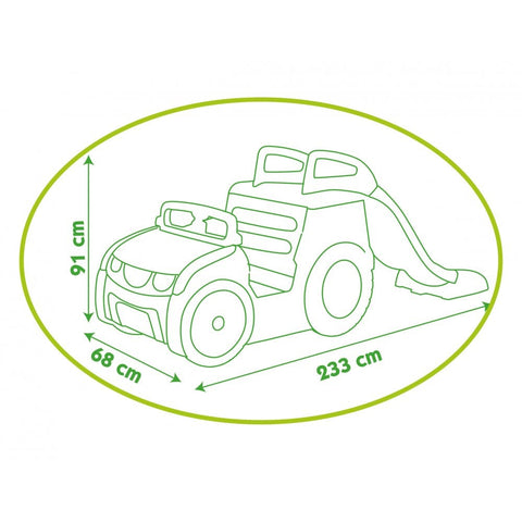 Adventure Car Play Centre with Slide-Additional Need,Baby Slides,Cars & Transport,Gifts For 1 Year Olds,Gross Motor and Balance Skills,Helps With,Imaginative Play,Outdoor Slides,Smoby-Learning SPACE