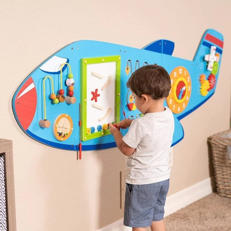 Aeroplane Activity Wall Panel Toy, Learning SPACE