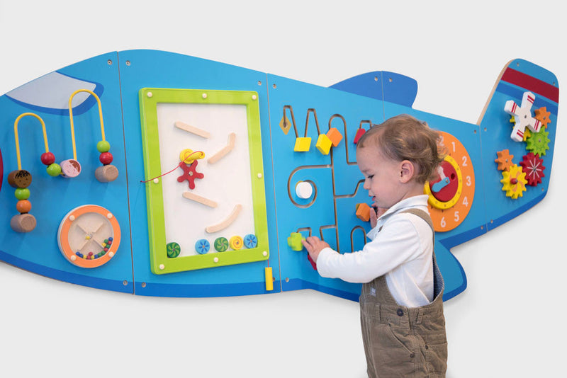 Aeroplane Activity Wall Panel Toy, Learning SPACE