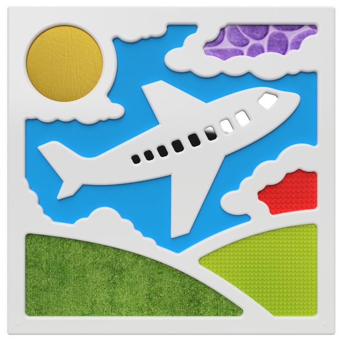 Airplane Tactile Board - Sensory Rooms, Learning SPACE