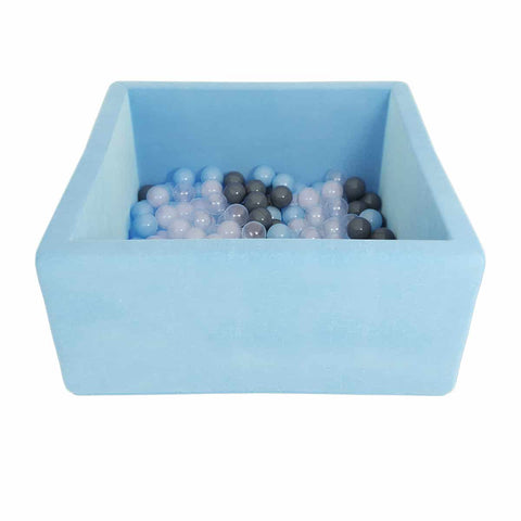 Airpool Box - Ball Pool-AllSensory,Baby Sensory Toys,Baby Soft Play and Mirrors,Ball Pits,Down Syndrome,Gifts For 1 Year Olds,Gifts For 2-3 Years Old,Gifts For 6-12 Months Old,Movement Breaks,Playmats & Baby Gyms,Soft Play Sets-Blue-LSPOOLSQB-Learning SPACE