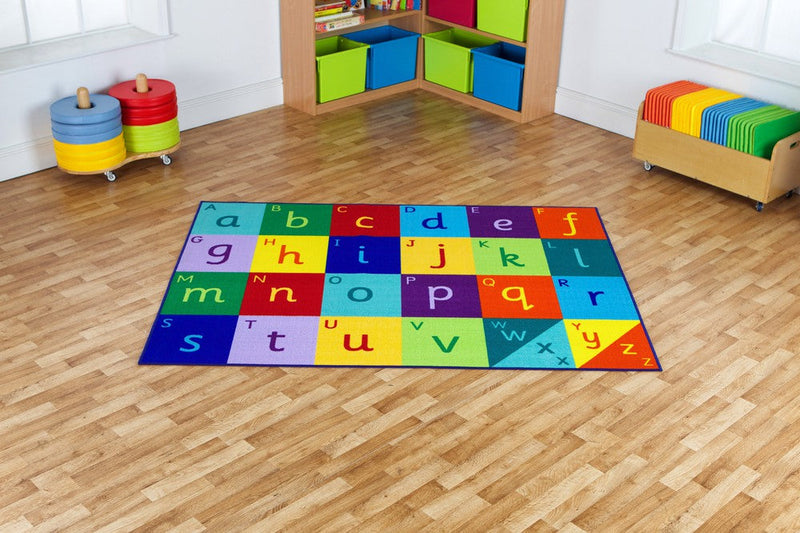 Alphabet 2x1.5m Carpet, Learning SPACE