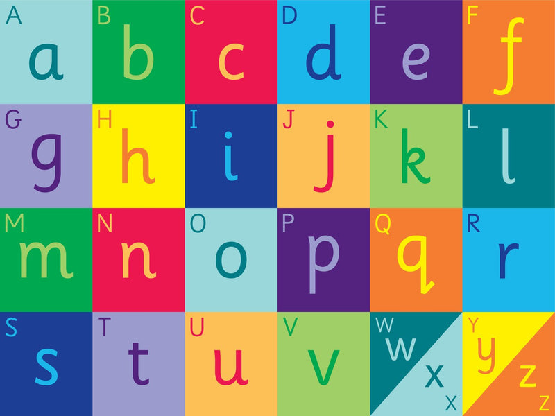 Alphabet 2x1.5m Carpet, Learning SPACE