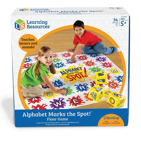 Alphabet Marks the Spot™ Activity Set-Active Games, Games & Toys, Learn Alphabet & Phonics, Learning Activity Kits, Learning Resources, Literacy, Literacy Toys, Primary Games & Toys, Spelling Games & Grammar Activities-Learning SPACE