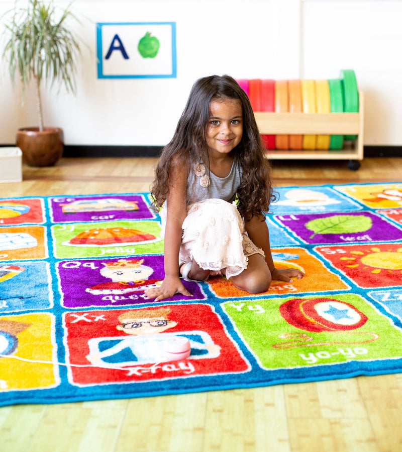 Alphabet Placement 3x2m Carpet, Learning SPACE