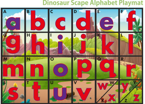 Alphabet Themed Playmats and Tiles-Dyslexia,Literacy,Mats & Rugs,Play Mats & Baby Gyms,Playmat,Playmats & Baby Gyms,Underwater Sensory Room-Dinosaur-1m x 1.5m Platmat-GP208-Learning SPACE