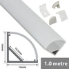 Aluminium LED Tape Profile 90 Deg Arc 1m-Lyyt Lights, QTX, Sensory Ceiling Lights, Sensory Room Lighting, Teenage Lights, UV Lights-156.800UK-Learning SPACE