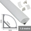 Aluminium LED Tape Profile 90 Deg Arc 1m, Learning SPACE