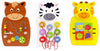 Animal Activity Wall Panel Toy - Set Of 3-Additional Need,Fine Motor Skills,Gifts For 1 Year Olds,Helps With,Maths,Nursery,Primary Maths,SCOTEXCEL,sensory activity,Sensory Wall Panels & Accessories,Shape & Space & Measure,Sound,Stock,Tactile Toys & Books,Tracking & Bead Frames,Viga Activity Wall Panel-Learning SPACE