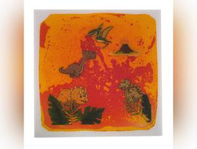 Animal Themed Liquid Floor Tiles Set of 4 - 30cm, Arts & Crafts Learning SPACE