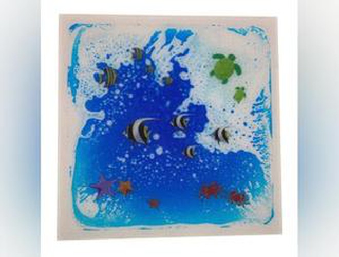 Animal Themed Liquid Floor Tiles Set of 4 - 30cm, Arts & Crafts Learning SPACE
