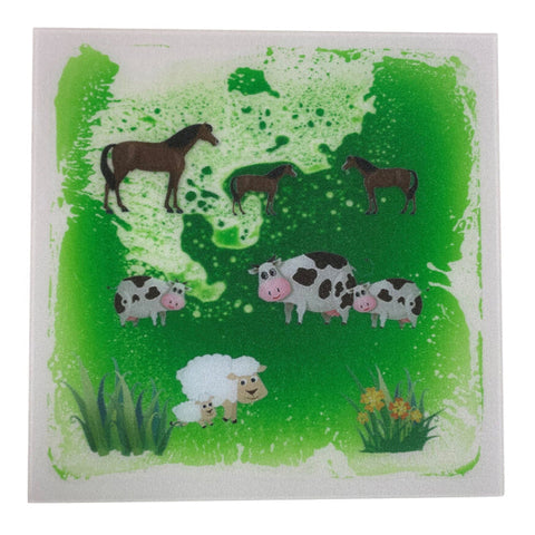 Animal Themed Liquid Floor Tiles Set of 4 - 30cm-Arts & Crafts-AllSensory,Calming & Anxiety,Chill Out Area,Eco Friendly,Helps With,Lumina,Nature Sensory Room,Playlearn,SCOTEXCEL,Sensory Floor Tiles,Sensory Flooring,Sensory Processing Disorder,Sensory Seeking,Visual Sensory Toys-Learning SPACE