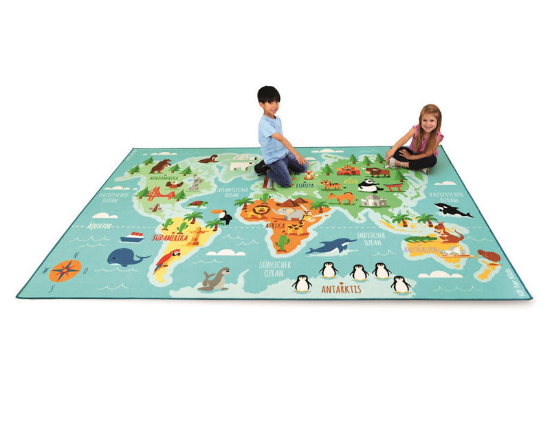 Animals & Places of the World 3x2m Carpet, Learning SPACE