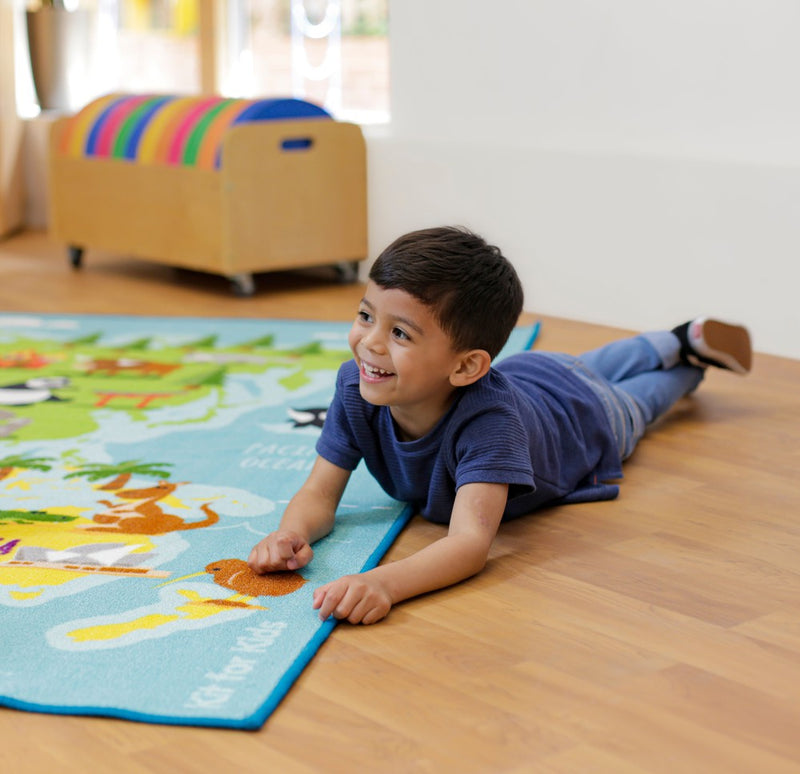 Animals & Places of the World 3x2m Carpet, Learning SPACE
