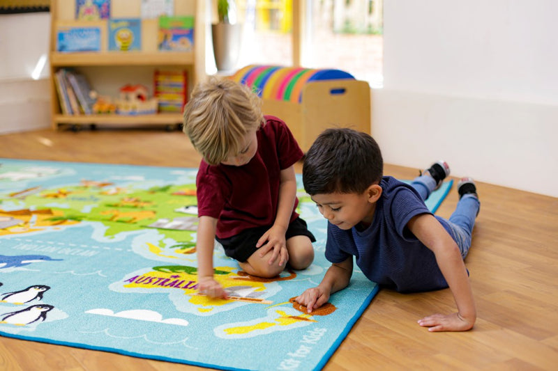 Animals & Places of the World 3x2m Carpet, Learning SPACE