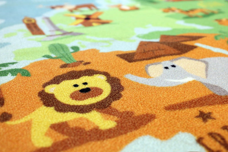 Animals & Places of the World 3x2m Carpet, Learning SPACE