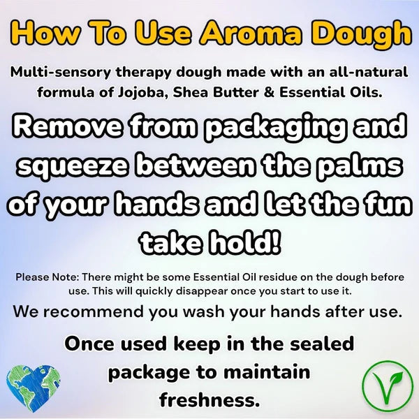Anxiety Aroma Dough | Aromatherapy Multi Sensory Playdough, Learning SPACE