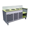 Aqua Smart Medium Clearing Trolley-Dropship,Norseman,School Trolley,Trolleys-Learning SPACE