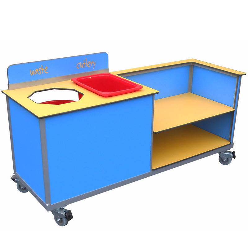 Aqua Smart Twin Tray Trolley, Learning SPACE
