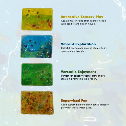 Aquatic Water Play Pads - 4 Pack, Learning SPACE