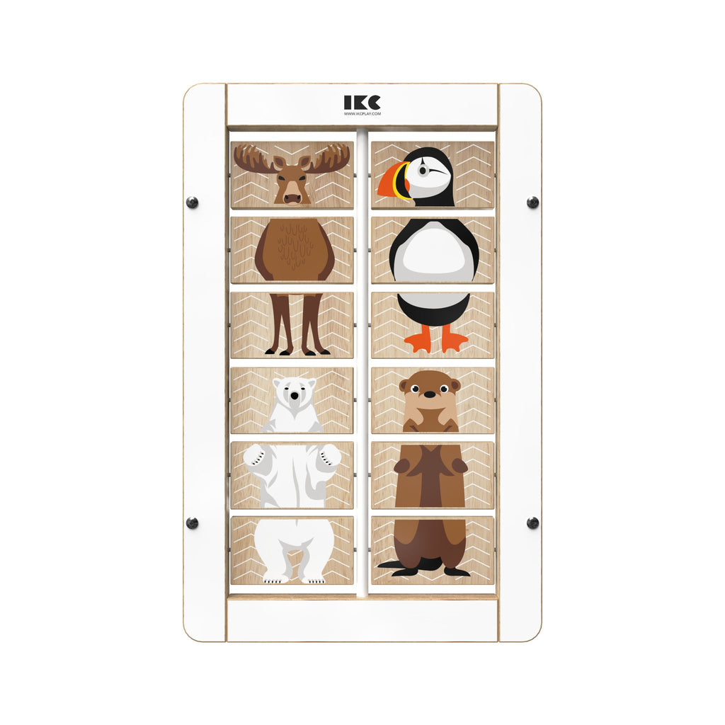 IKC Animal Fusion Wall Game-Fine Motor Skills, IKC Arctic, IKC Play, Nurture Room, Sensory Room Furniture, Sensory Wall Panels & Accessories-Learning SPACE