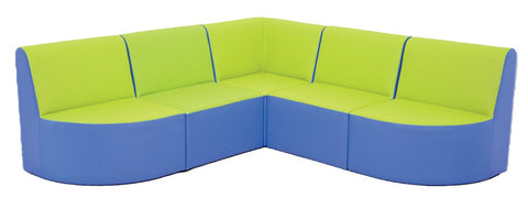 Arno Five Seat Large Corner Set-Dropship,Modular Seating,Seating,Wellbeing Furniture,Willowbrook-Learning SPACE