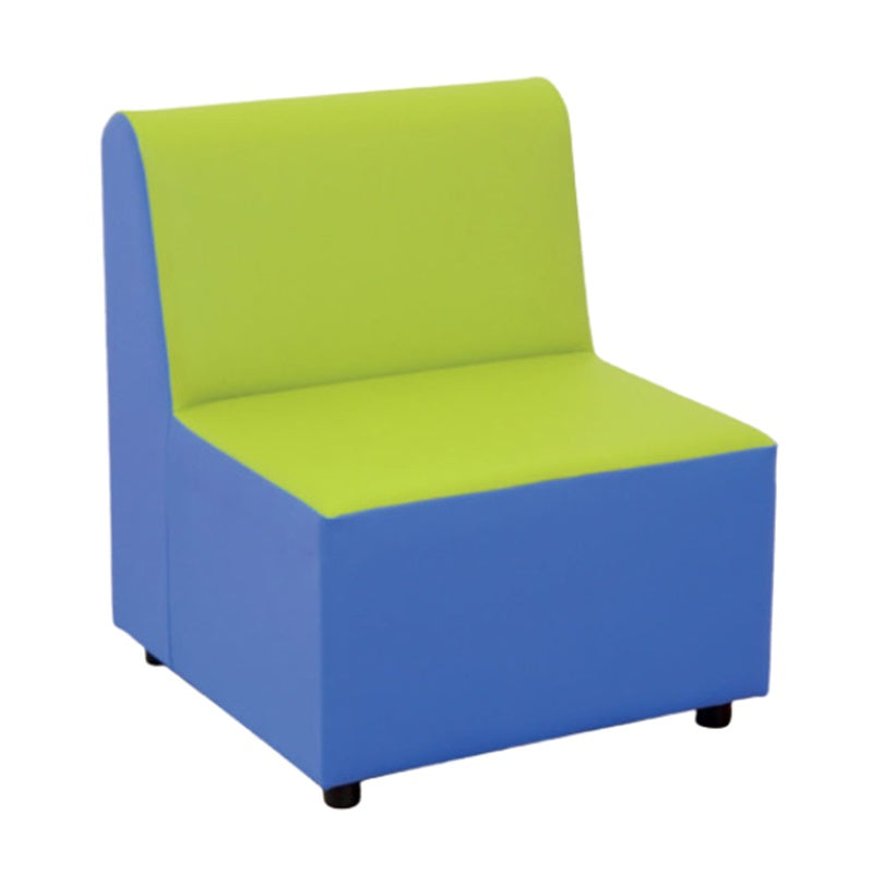 Arno Single Modular Vinyl Seat-Modular Seating, Seating, Wellbeing Furniture, Willowbrook-Apple-Learning SPACE