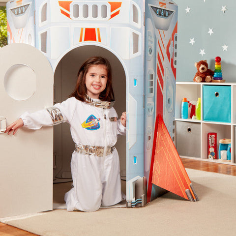 Astronaut Role Play Costume-Dress Up Costumes & Masks, Gifts For 2-3 Years Old, Halloween, Imaginative Play, Outer Space, Puppets & Theatres & Story Sets, Role Play, S.T.E.M, Science Activities, Seasons, Stock-Learning SPACE