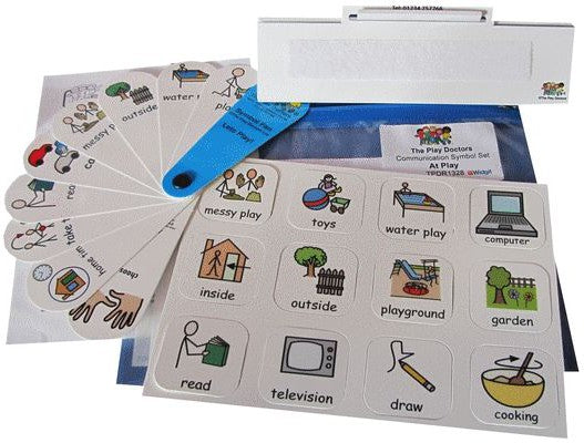 At Play Communication Symbol Set-Additional Need,Calmer Classrooms,Calming & Anxiety,communication,Fans & Visual Prompts,Life Skills,Play Doctors,Primary Literacy,PSHE,Social Emotional Learning,Social Stories & Games & Social Skills,Transitions and Routines-Learning SPACE