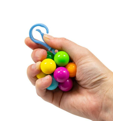 Atomic Fidget Ball Keyring-Autism,Fidget,Gifts For 3-5 Years Old,Gifts for 5-7 Years Old,Gifts for 8+,Pocket money,Squishing Fidget-Learning SPACE