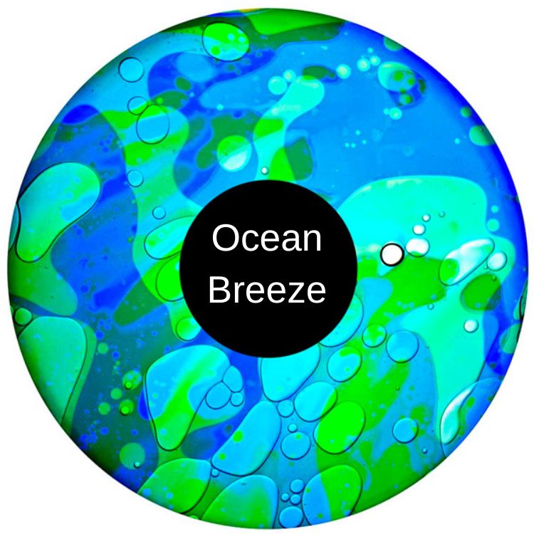 Aura and Solar Projector - 6 Inch Magnetic Liquid Effect Wheel, VAT Exempt F - Ocean Breeze Learning SPACE