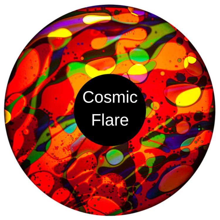 Aura and Solar Projector - 6 Inch Magnetic Liquid Effect Wheel, VAT Exempt Cosmic Flare Learning SPACE