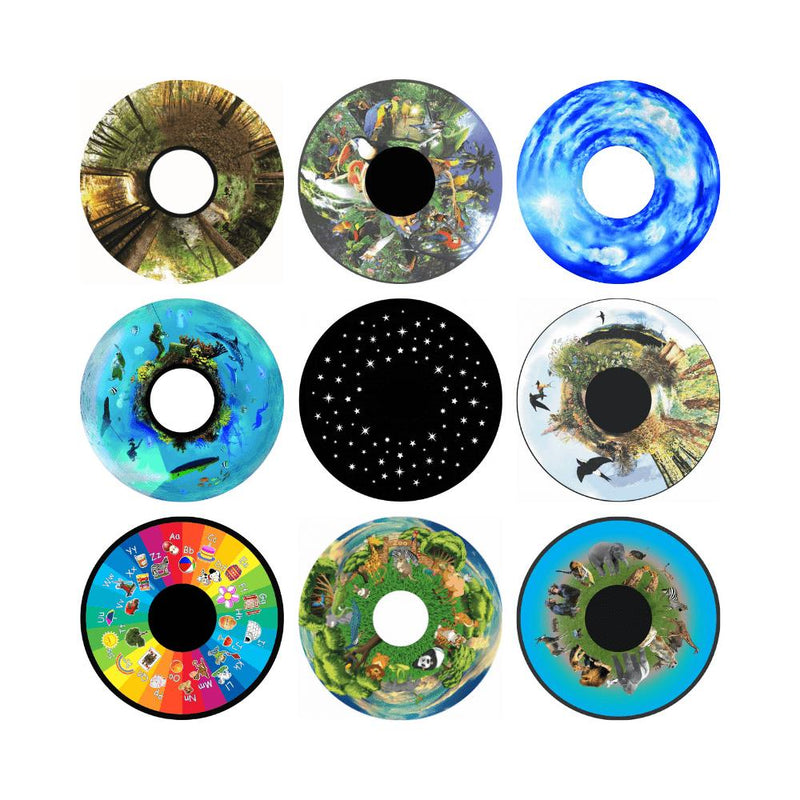 Aura and Solar Projector - 6 Inch Magnetic Picture Wheel, Learning SPACE