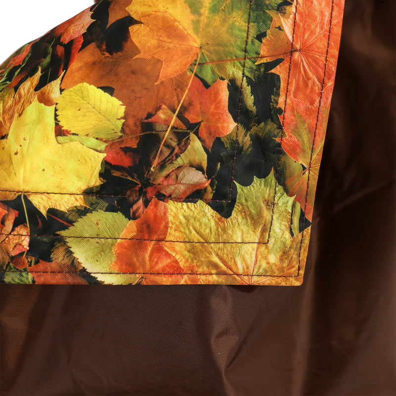 Autumn Leaves Printed Giant Floor Cushion Bean Bag, Learning SPACE