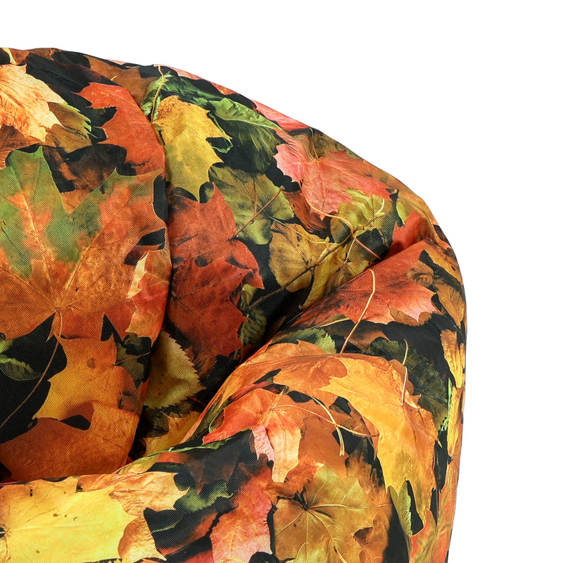Autumn Leaves Printed Large Classic Bean Bag, Learning SPACE