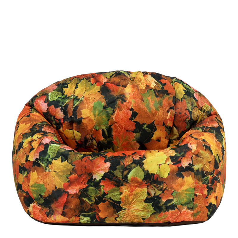 Autumn Leaves Printed Large Classic Bean Bag, Learning SPACE
