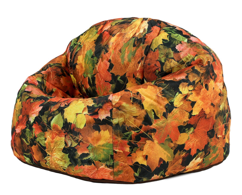 Autumn Leaves Printed Large Classic Bean Bag, Learning SPACE